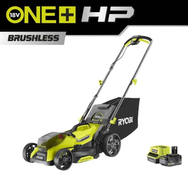 Газонокосарка акумуляторна безщіткова RYOBI RY18LMX33A-150 — фото 3