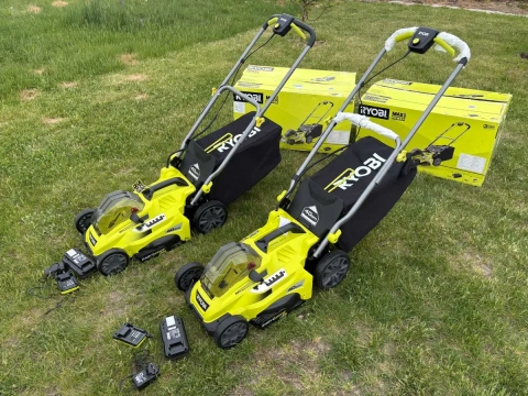 Газонокосарка акумуляторна Ryobi Max Power RLM36X41HG/RLM36X41H50G / безщіткова/мульчування з Англії