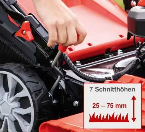 Газонокосилка бензиновая Scheppach MS225-56E косарка косярка самохідна з електро запуском — фото 2