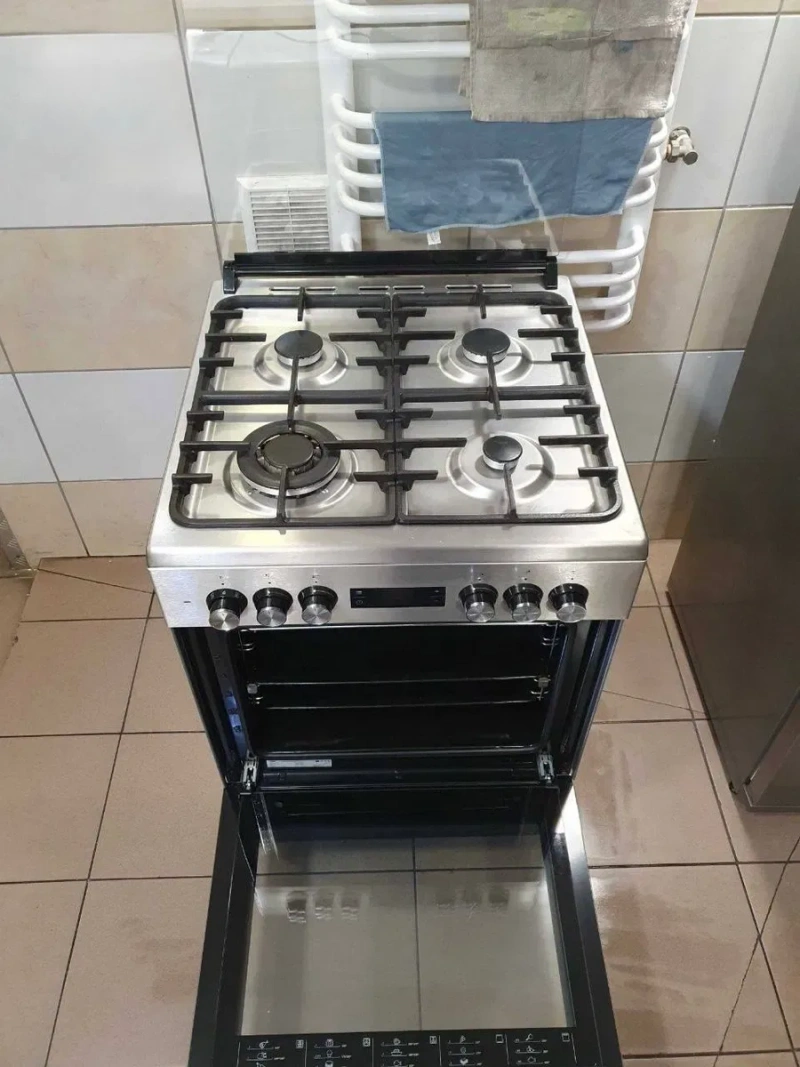 Газова/газовая плита Bosch HXS59AI50Q, нержавійка — фото 4