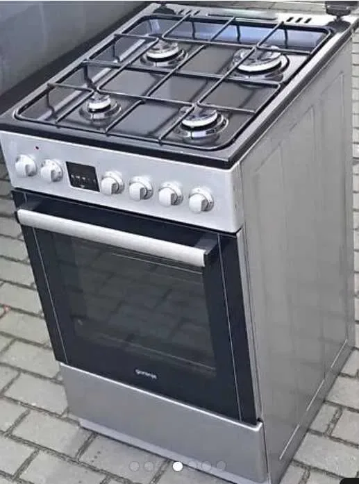 Газова плита з електричною духовкою б/у Gorenje GKS5C70HXF стан нової — фото 6
