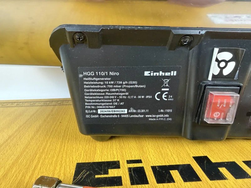 Газова теплова пушка Einhell Niro Vario HGG 110/1 з редуктором! — фото 5