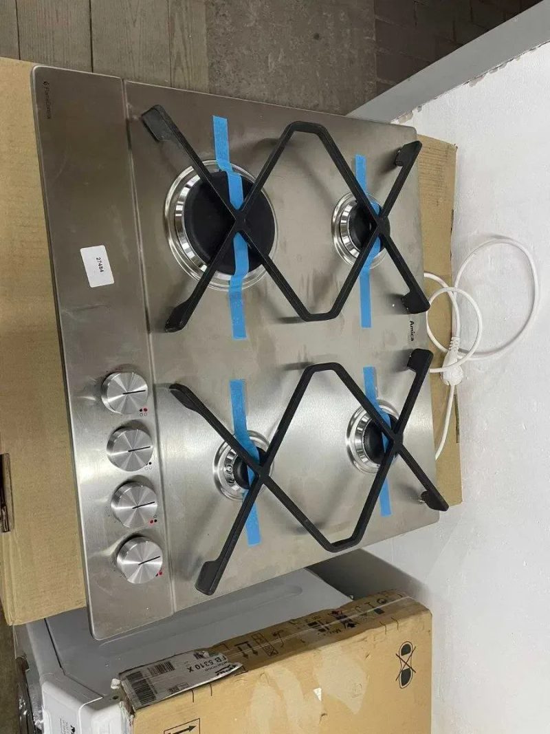 Газова варильна поверхня Amica (нова, нержавійка).Гарантія. Занос Німеччина. Самовивіз — фото 3
