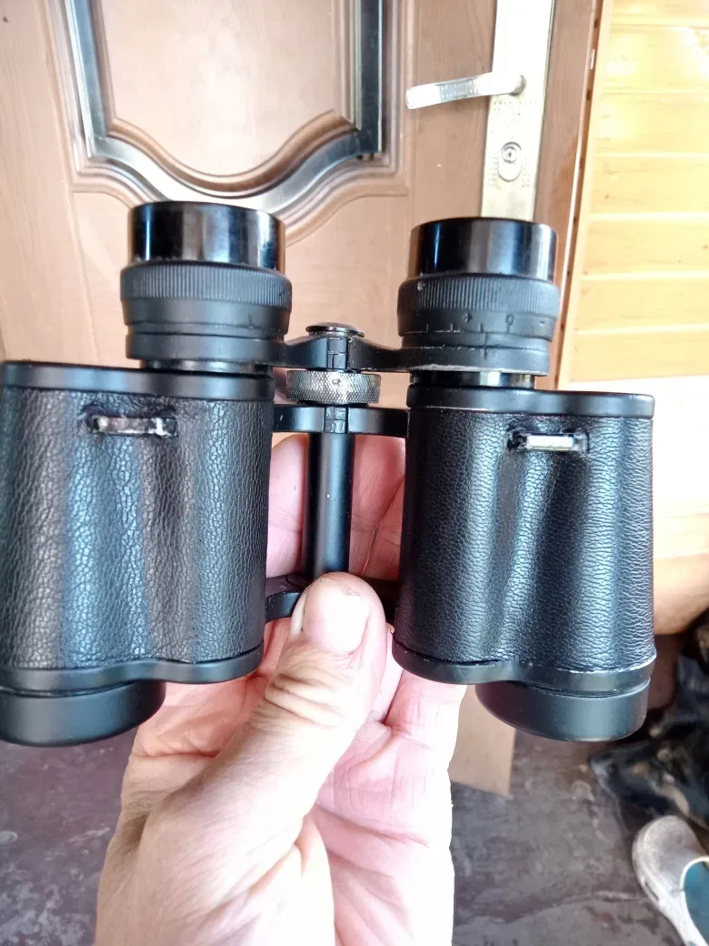 Германский бинокль CARL ZEISS JENA DELTRINTEM 8х30. После реставрации. Обтянут наттур. кожей. Сетка — фото 6