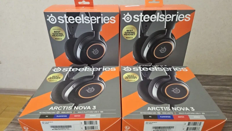 Геймерські навушники SteelSeries Arctis Nova 3 RGB Стан Нового!! — фото 2