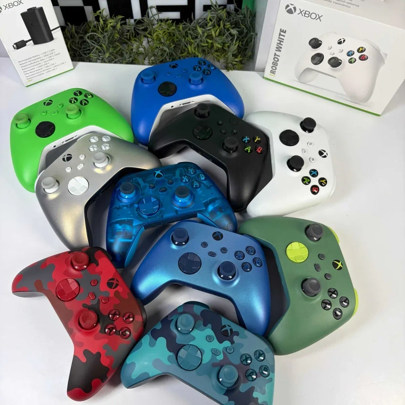 Геймпад Microsoft Xbox Series Controller Robot White Б/У контролер іксбокс сіріес майкрософт бездротовий асортимент пад іксбокс — фото 4