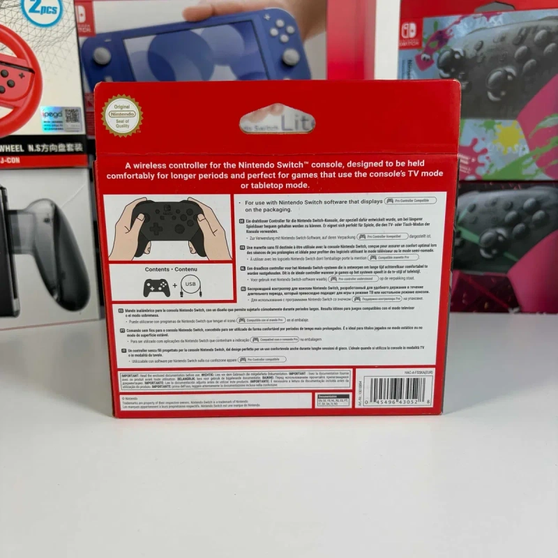 Геймпад Nintendo Switch Pro Controller Оригінальний Про контролер нінтендо свіч асортимент аксесуари Switch — фото 2