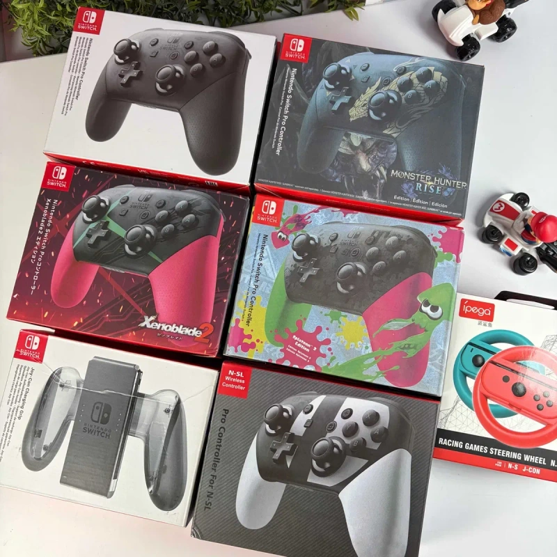 Геймпад Nintendo Switch Pro Controller Оригінальний Про контролер нінтендо свіч асортимент аксесуари Switch — фото 4