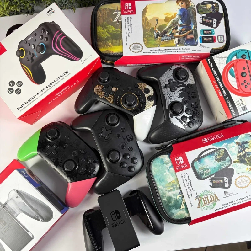 Геймпад Nintendo Switch Pro Controller Оригінальний Про контролер нінтендо свіч асортимент аксесуари Switch — фото 5