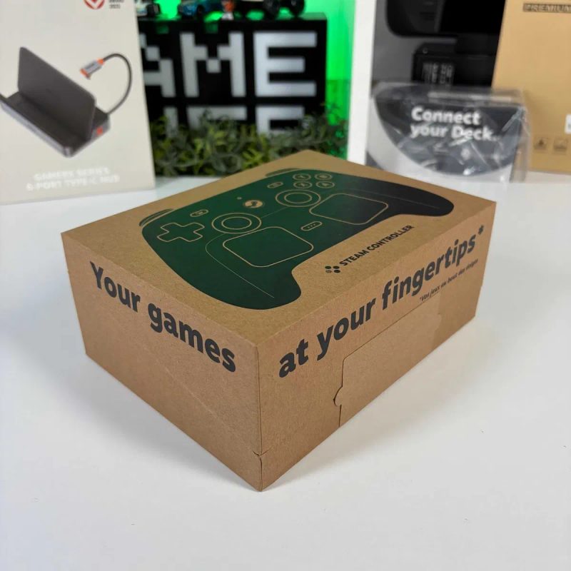Геймпад Valve Steam OS Steam Controller Джойстик Стім Контроллер вальв геймпад стім асортимент консолей вальв — фото 3