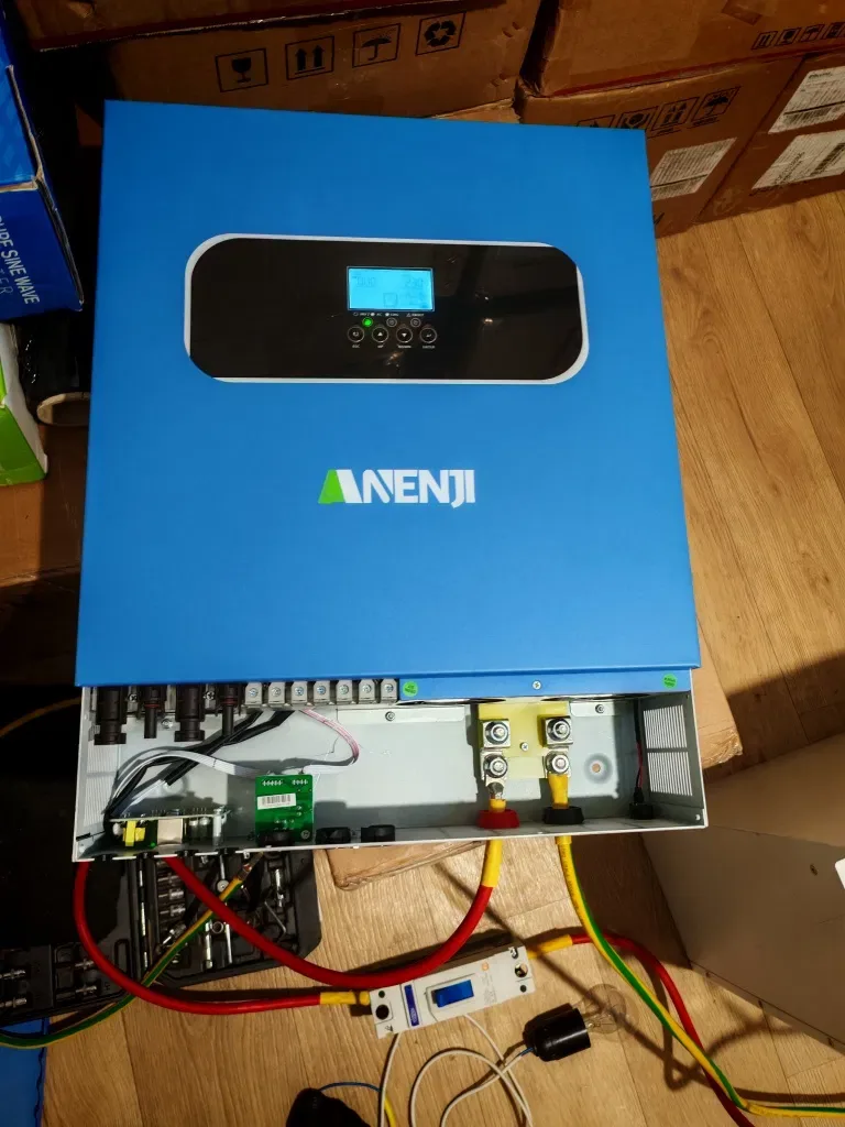 Гібридний інвертор Anenji 48V11000, 48v 6200. Gsike 48v 1100 — фото 5