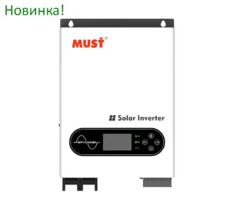 Гібридний інвертор MUST PV18-4024PREM/ECO 4000W, 24V, струм заряду 60A
