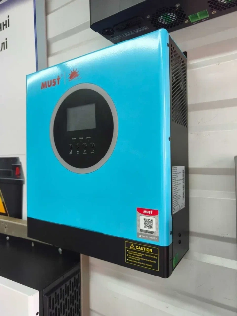 Гібридний сонячний інвертор Must PV1800 PV18-3524 ECO 3.5 кВт 24V MPPT 100A найкращий варіант