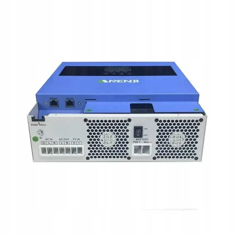 Гібридний сонячний інвертор Anenji 4000W/7000W 24V. (ANJ-4000W-24V-WIFI)/ З підтримкою Wi-Fi і LiFePO4. ДЖБ ИБП Гибридный Инвертор. — фото 4