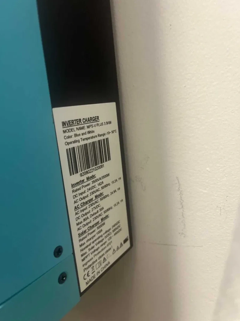 Гібридний сонячний інвертор Must PV1800 PV18-3524 ECO 3.5 кВт 24V MPPT 100A найкращий варіант — фото 2
