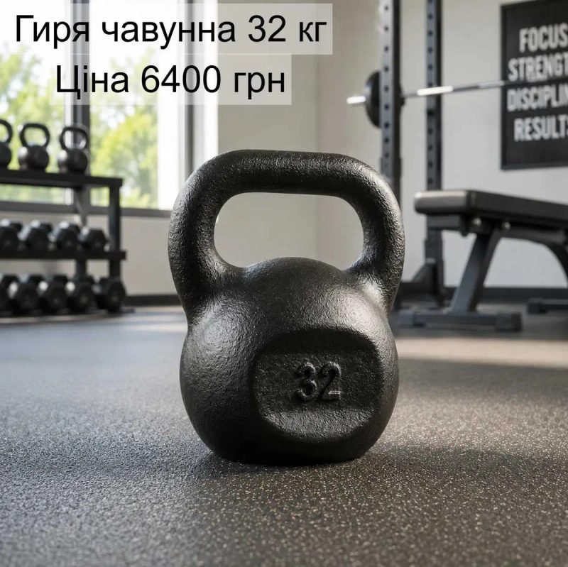 Гиря 12 кг чугунная чавунна гири | Усі гирі 16 20 24 32 36 кг чугун | чавунні чугунные спортивные — фото 5