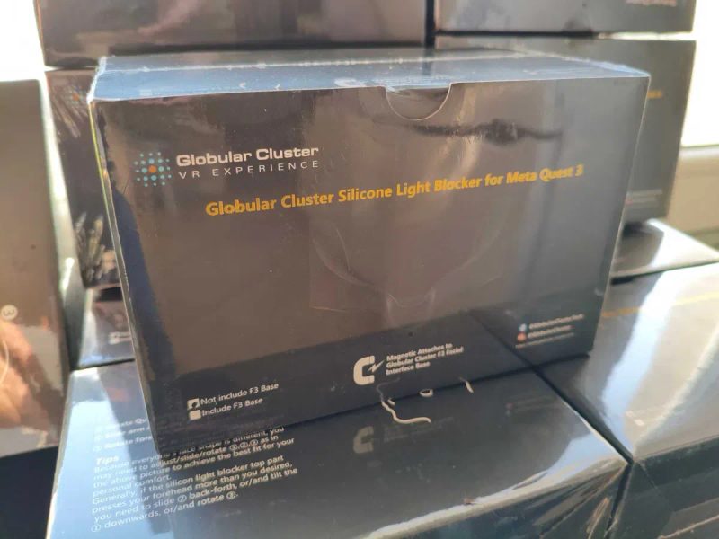 Globular Cluster F3-S Silicone Light Blocker for Meta Quest 3 блокувальник світла до інтерфейсу Globular Cluster F3 V3 — фото 8