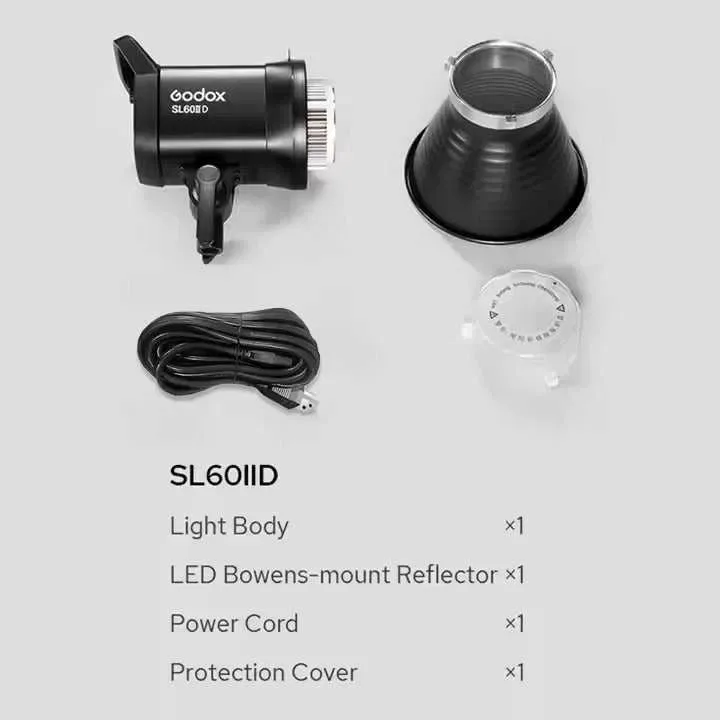 Godox комплект постійного LED світла: SL60IID + софтбокс 60 х 90см — фото 8