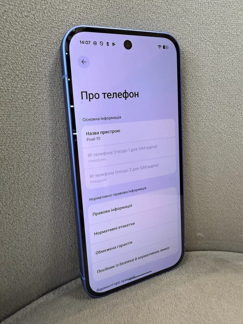 Google Pixel 10 12/128GB Indigo, Obsidiab (Global Version) — фото 7