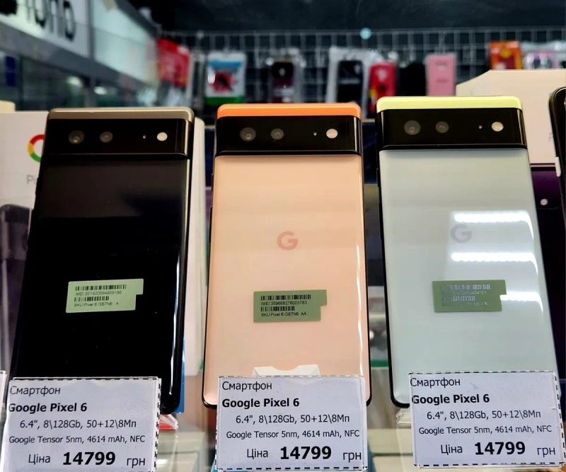 Google Pixel 6 8/128Gb orig EU Black,Seafoam,Coral New Опл. частинами! — фото 3