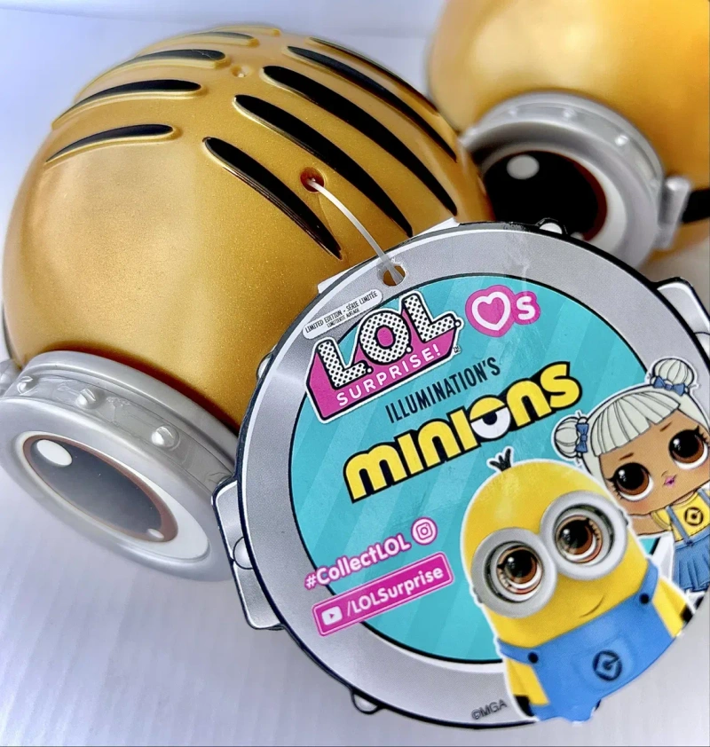 Готово до відправки ‼️ Original лялька LOL Surprise Loves Minions Tots кулька лол міньйони посіпаки Миньйон кукла Міньйон LOL шар сюрприз оригінал — фото 2