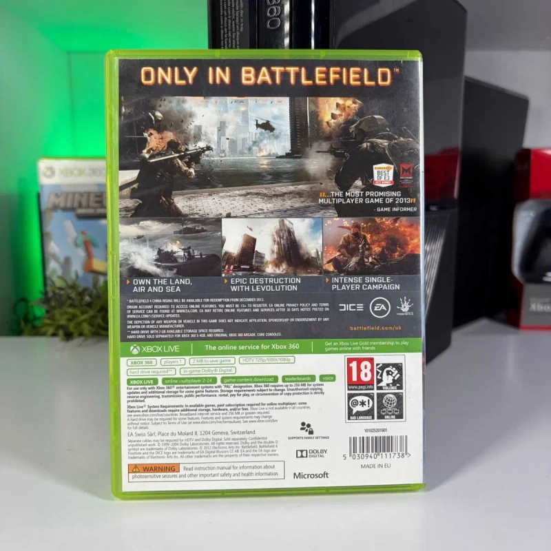 Гра Microsoft Xbox 360 Battlefield 4 Б/У Оригінальна ігра іксбокс 360 Батфілд 4 майкрософт ігри хбокс 360 асортимент — фото 2