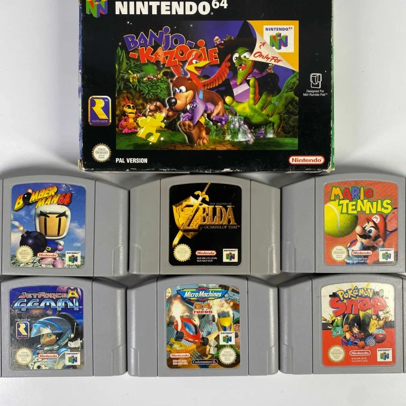 Гра Nintendo N64 Diddy Kong Racing Б/У Оригінальний картридж нінтендо н64 Діді Конг Гонки асортимент ретро ігри на нінітендо — фото 6