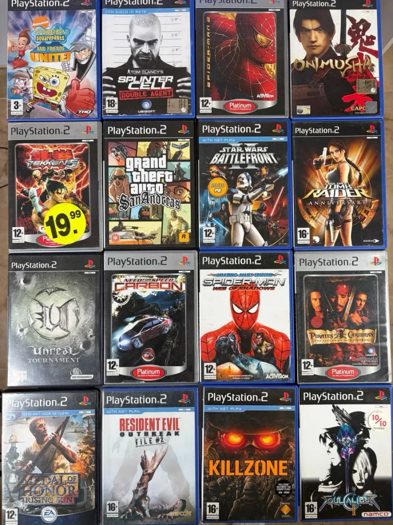Гра PlayStation 2 Grand Theft Auto San Andreas Б/У Оригінальна ігра ПС2 ГТА Сан Андресс асортимент ігор — фото 5