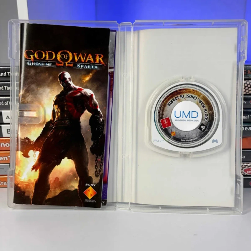 Гра Sony PlayStation Portable God of War Ghost of Sparta PSP Б/У Оригінальна ігри ПСП Бог Війни Привид спарти асортимент ігор псп год оф вар — фото 3