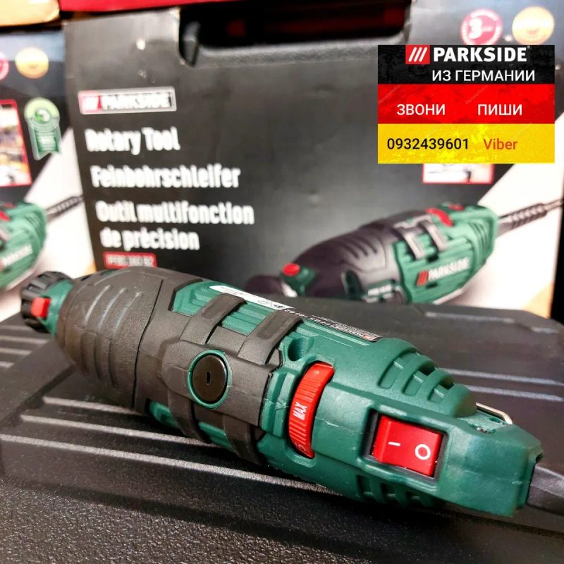 Гравер с гибким валом из ГЕРМАНИИ Бормашинка Parkside PFBS 160 dremel — фото 8