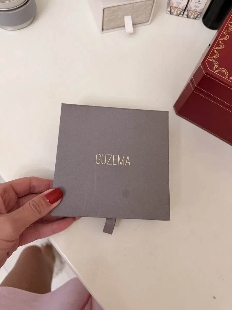 Guzema Чокер, 6 діамантів, жовте золото — фото 5