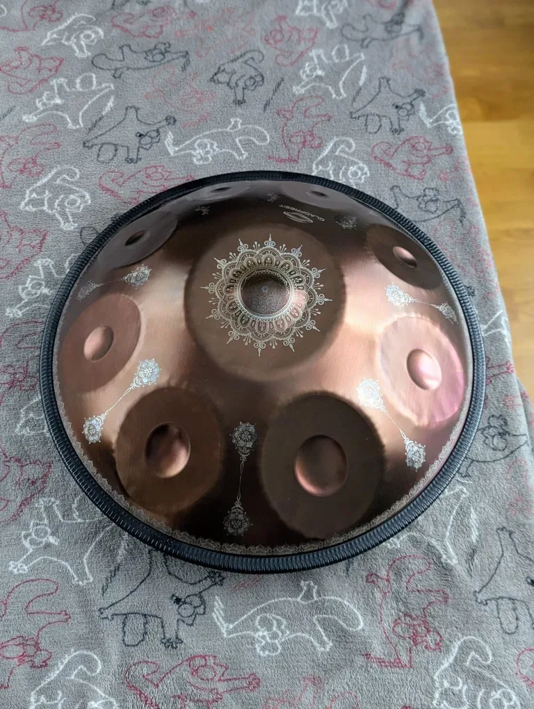 Handpan "Мрія" | 9 нот | Gm (соль мінор) ханг з мандалами — фото 3