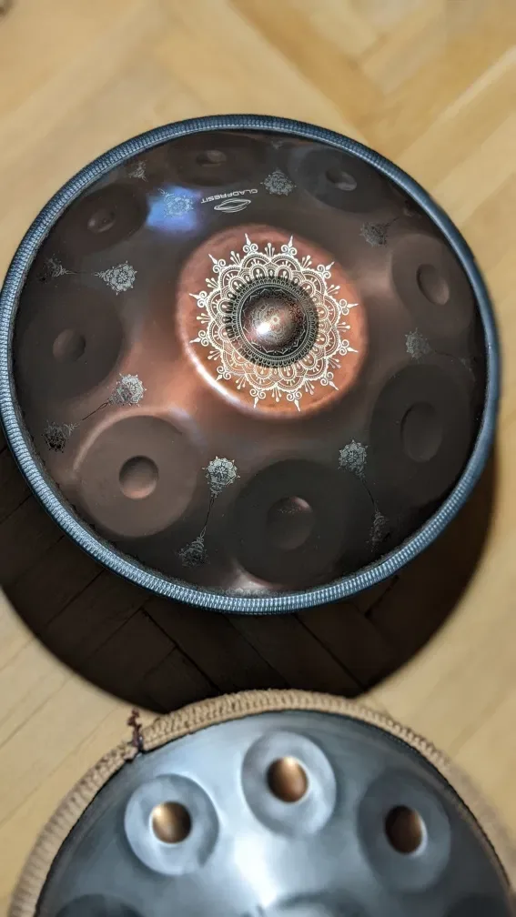 Handpan "Мрія" | 9 нот | Gm (соль мінор) ханг з мандалами — фото 5