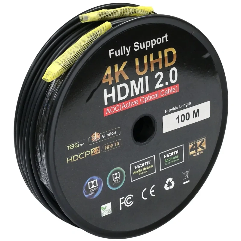 HDMI  Кабель-оптичний 4К 8К UHD 10,15,20,30,60,100 м(AOC) — фото 4