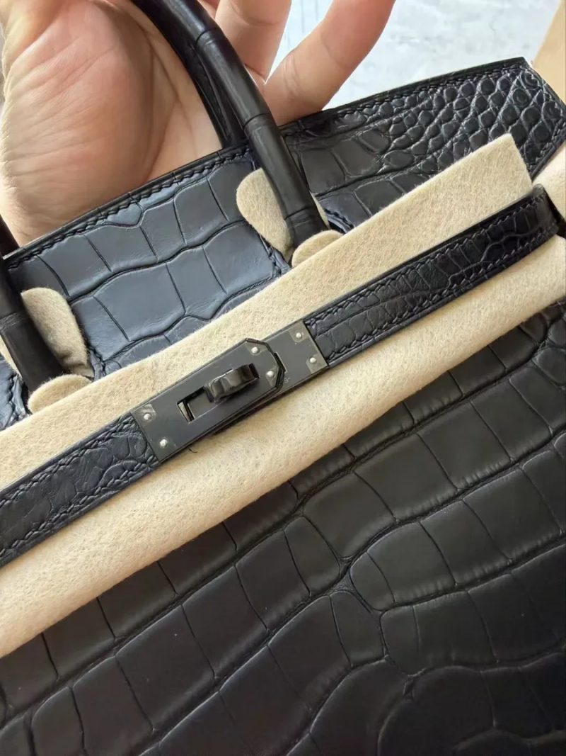 Hermes Birkin 25 Alligator matte в наличии — фото 4