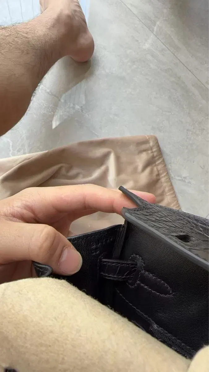 Hermes Birkin 25 Alligator matte в наличии — фото 7