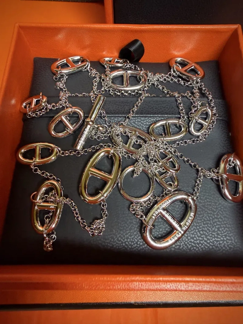 Hermes кольє, цепочка — фото 4