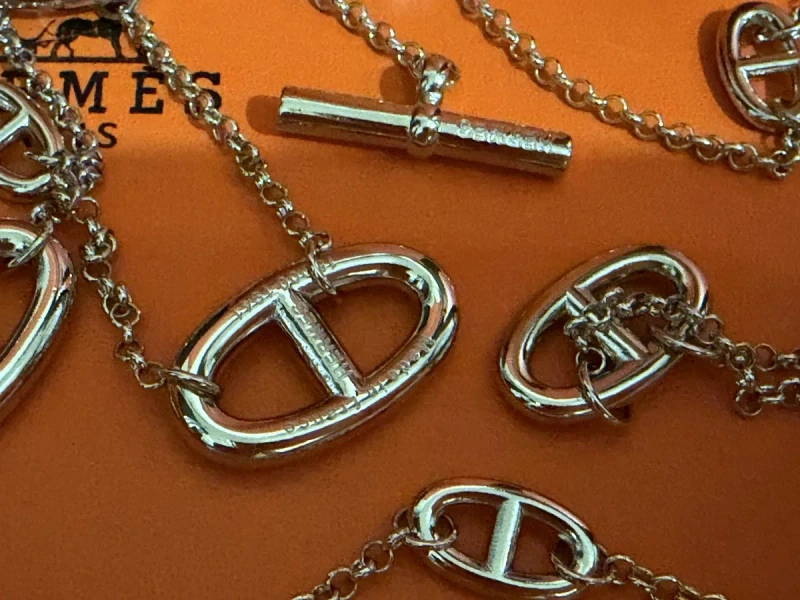 Hermes кольє, цепочка — фото 6