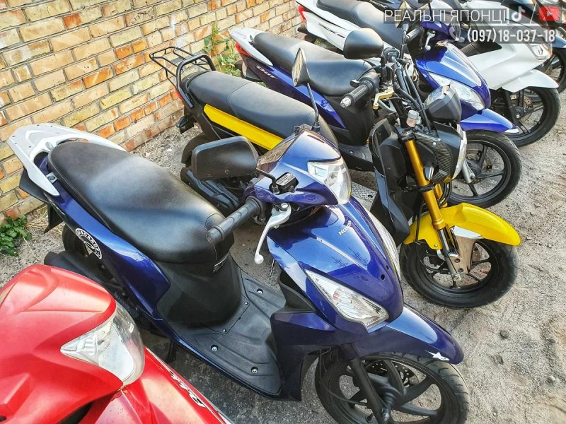 Honda dio 18 gray НOBA ПОСТABKA купить скутер мопед с контейнера — фото 7
