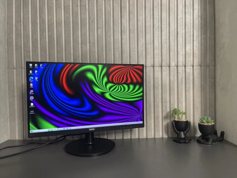 75 hz Безрамковий монітор Philips 22 дюйми 221V8/00 full hd — фото 3