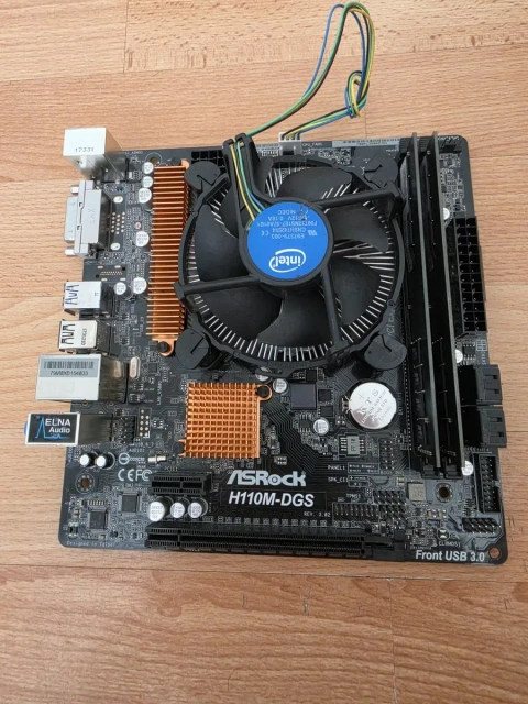 i5-6600 3.9Ghz/Asrock h110m DGS Бистрий комплект 4ядра s1151 для пк