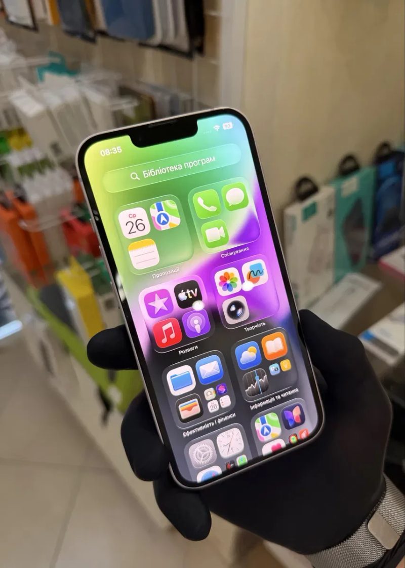 Ідеальний iPhone 14 Purple 100%АКБ Фізична Neverlock (Магазин Гарантія) — фото 3