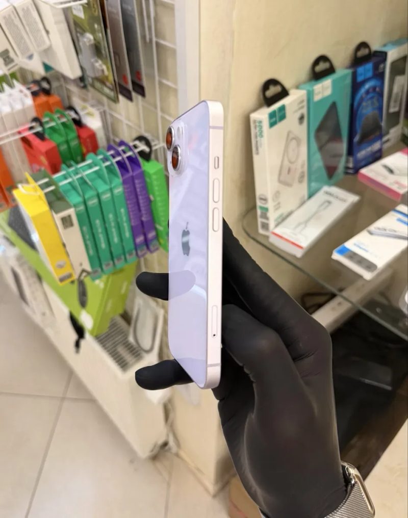Ідеальний iPhone 14 Purple 100%АКБ Фізична Neverlock (Магазин Гарантія) — фото 7