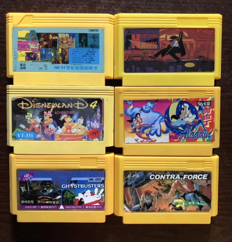 Ігри для Денді, Сюбор, Steepler, Remarks: Dizzy Earrhworm Jim, Dracula Lion King, Contra Force Aladdin TopGun Joe and Mac, Addams Family Contra — фото 4