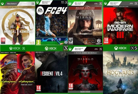 Ігри Resident Evil Diablo MK Hogwarts комплектом Xbox One Series X|S