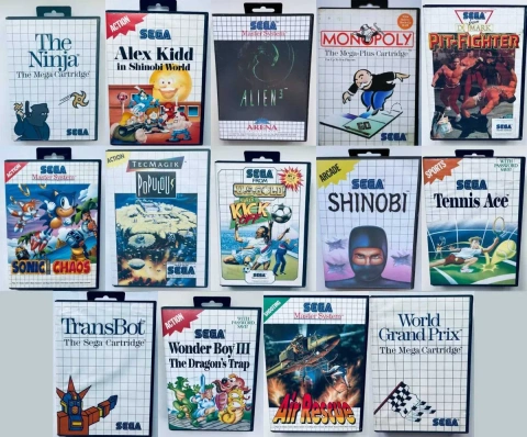 Ігри SEGA Dreamcast, SEGA Saturn, SEGA Game Gear, SEGA Genesis, SEGA Mega Drive, SEGA Master System