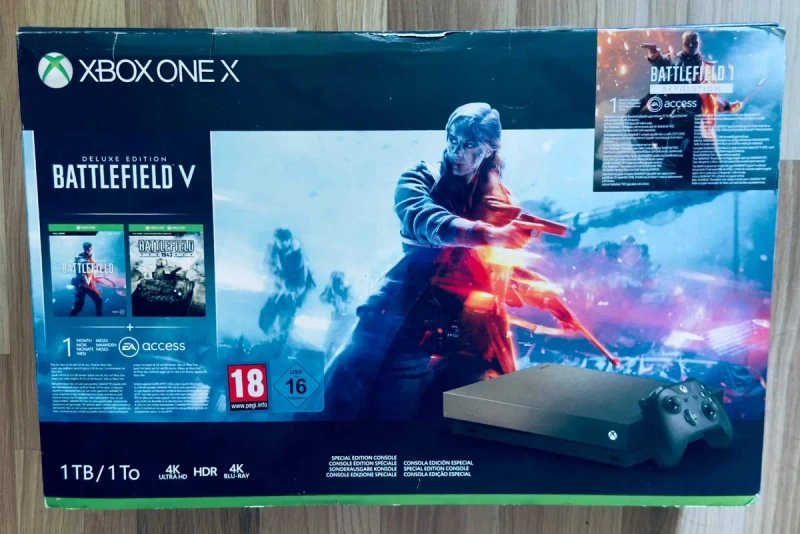 Ігрова консоль Microsoft Xbox One X 1TB Gold Rush Special Edition — фото 3