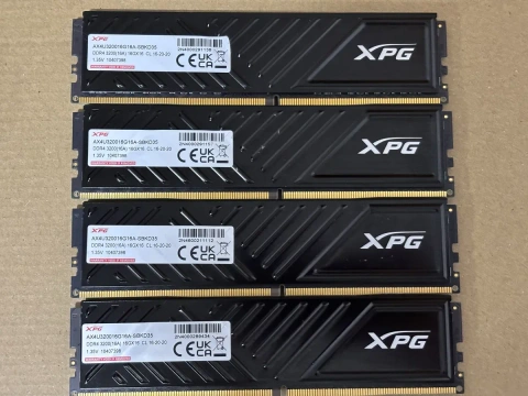 Ігрова Оперативна пам'ять XPG DDR4 32GB 2x16GB ціна вказана за 2 штуки. 3200MHz