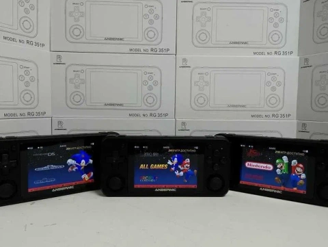 ігрова портативна приставка Anbernic RG351P чорна 64GB Денди PlayStati