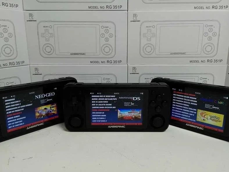 ігрова портативна приставка Anbernic RG351P чорна 64GB Денди PlayStati — фото 5